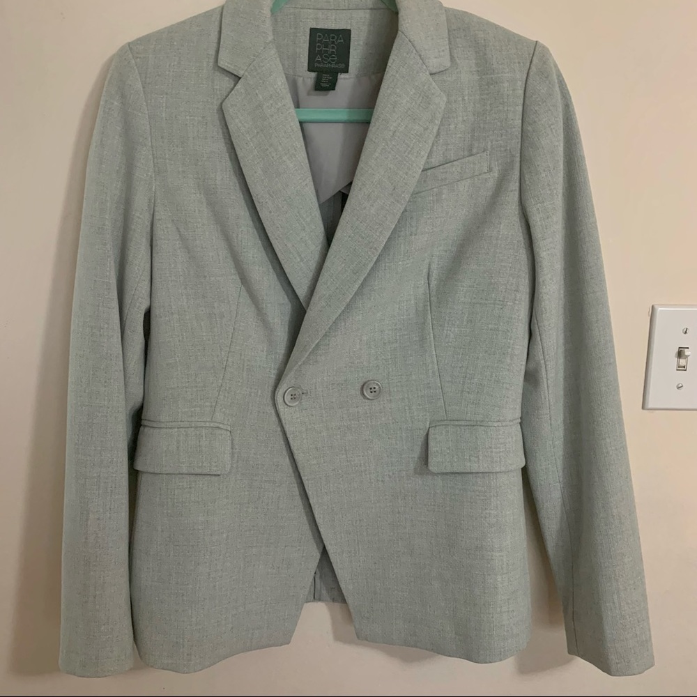 Oversized Gray Blazer